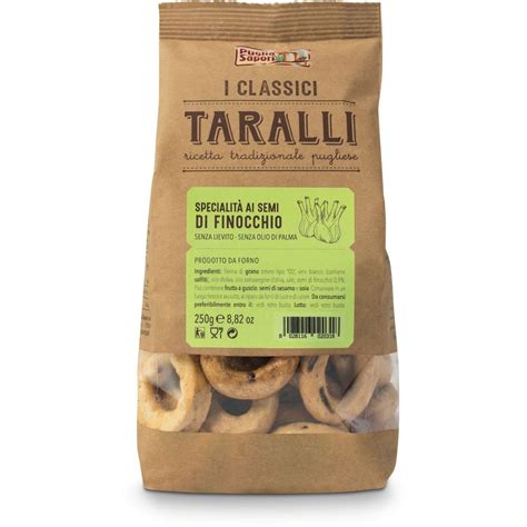 PUGLIA SAPORI Taralli Crackers Au Fenouil 250g Pas Cher Auchan Fr