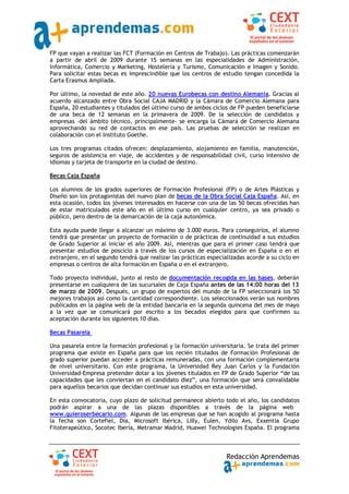 Especial Becas Para FP Y Universidad PDF