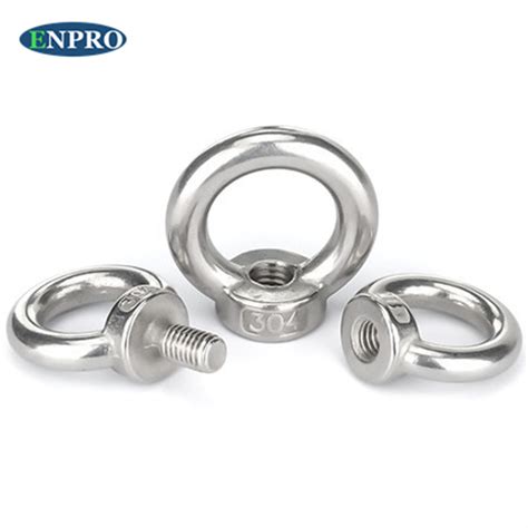 Stainless Steel 304 316 DIN582 Metric M6 M8 M10 M12 M16 Lifting Ring