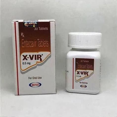 X Vir Entecavir Tablet At Best Price In Goa By Sandu Pharmaceuticals