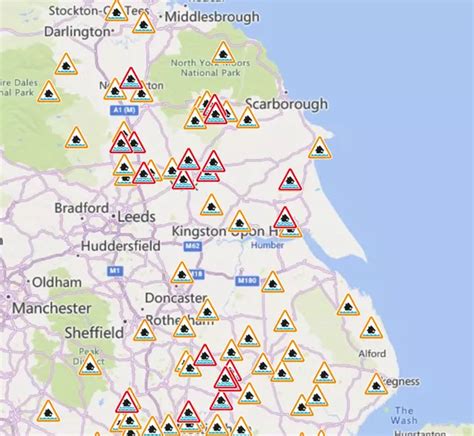 Flooding in Yorkshire today as 'act now' warnings issued across county ...