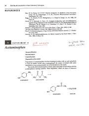 CHEM261 LAB6 Acetaminophen Pdf 64 Part One Introduction To Basic