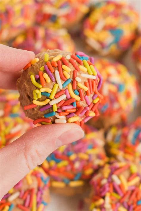 Birthday Cake Protein Balls Build Your Bite