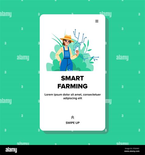 Technology Smart Farming Vector Stock Vector Image Art Alamy