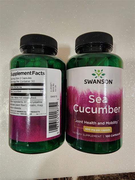 Swanson Sea Cucumber Health Nutrition Health Supplements Vitamins