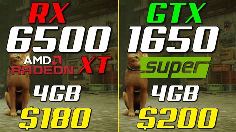 Rx 6500 Xt Vs Gtx 1650 Super What Is The Best Budget Gpu For 1080p Gaming Youtube