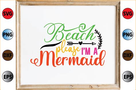 Beach Please I M A Mermaid Graphic By Graphics Expert Creative Fabrica