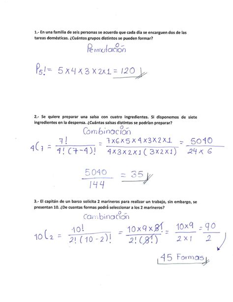 Calaméo Actividad 2 Problemas De Permutación Variación Y Combinación