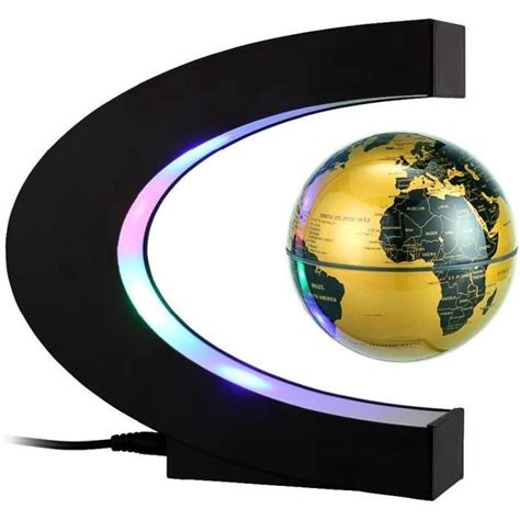 Globe Levitation Flottant Magn Tique Globe Terrestre Lumineux Flottant