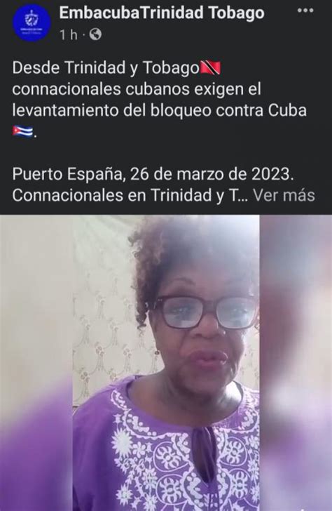 Desde Trinidad Y Tobago Connacionales Cubanos Exigen El Levantamiento