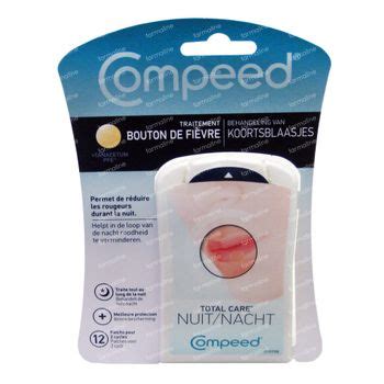 Compeed Patch Boutons de Fièvre Total Care Nuit 12 patch Vente en ligne