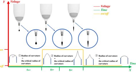 The relationship between the ROC and shape of the Taylor cone within a ...