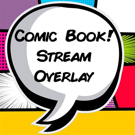 Comic Book Overlay Stream - Etsy