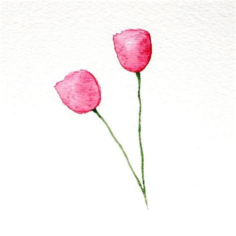 How To Paint Watercolor Tulips