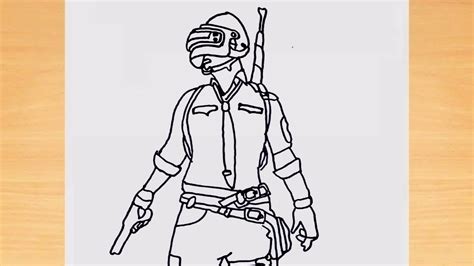 How To Pubg Men Sketch Drawing Step By Step Pubg Game Pubg Men Draw Art By Ilyas Youtube