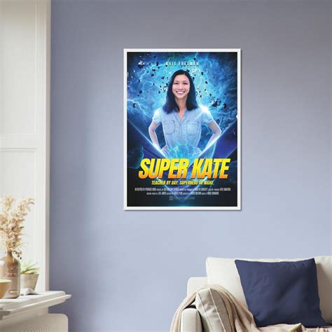 The Super Hero - Custom Super Hero Movie Poster Design - In The Poster