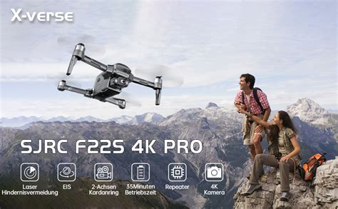 X Verse SJRC F22 S2 4K PRO Drone With Cameras 4K Remote Control 6 Km