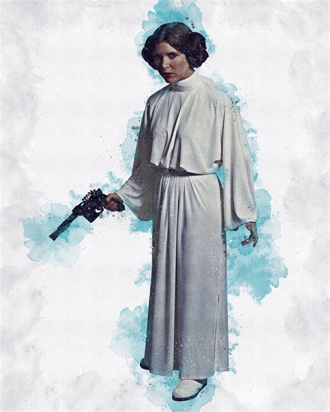 Princess Leia Poster Star Wars Poster Leia Organa Poster Etsy