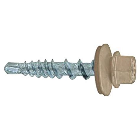 ST Fastening #10 x 1" Kwikseal Woodbinder Metal Roofing Screws Metal-to ...