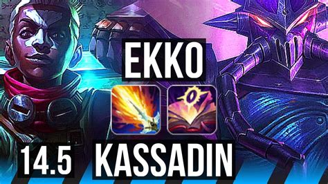 Ekko Vs Kassadin Mid Games Godlike Kr Master