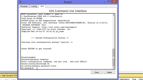 Configuracion B Sica De Un Router Cisco Con Packet Tracer Youtube