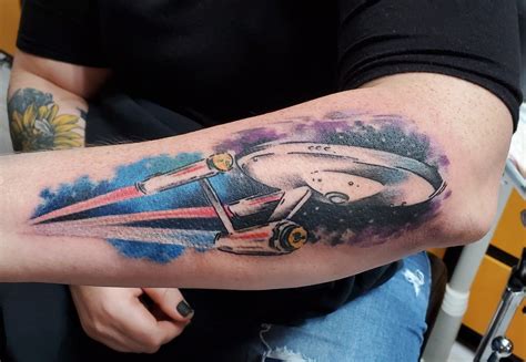 Star Trek Tattoo Star Trek Tattoo Star Tattoos Geek Tattoo