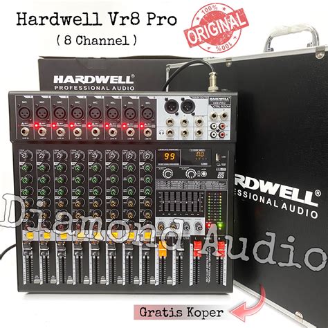 Mixer Audio Hardwell Vr Pro Usb Bluetooth Original Mixing Channel Vr