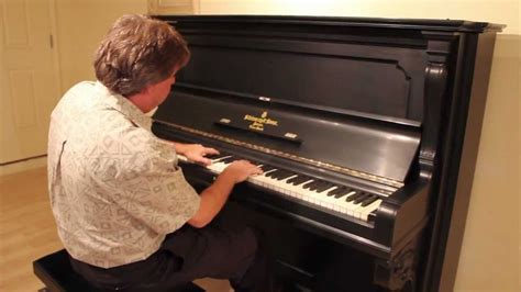 Vintage Steinway Upright Piano Built In 1900 Original Woodwork