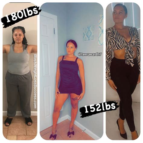 Terra Lost 28 Pounds Black Weight Loss Success