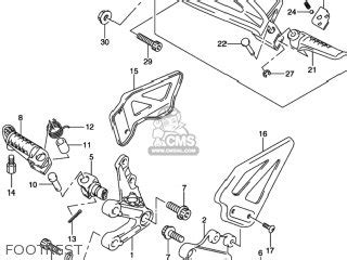 Suzuki Gsxr K Usa E Parts Lists And Schematics