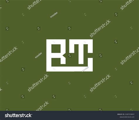 Rt Logo Design Vector Template Stock Vector (Royalty Free) 2187233657 ...