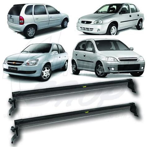 Rack De Teto Vhip Fix Porta Corsa Hatch Sedan Classic C