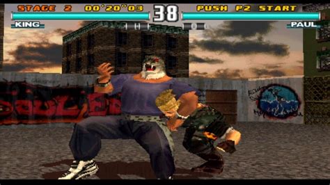 King With Paul Moves Gameplay Tekken 3 YouTube