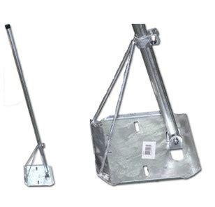 Tripod TV Antenna Roof Mount For Tin Roofs – Skandia Antennas ...