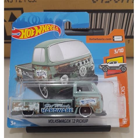 Hot Wheels Volkswagen T2 Pickup Verde Shopee Brasil