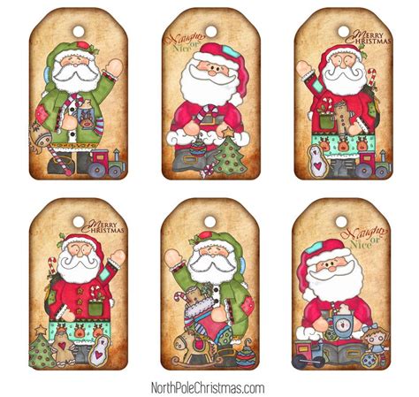 Printable Santa Gift Tags