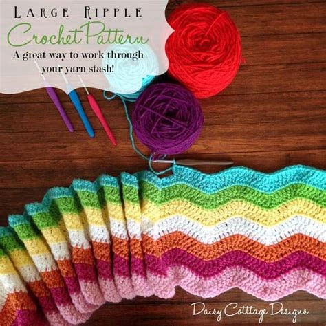 11 Elegant Large Ripple Afghan Crochet Patterns Crochet Life