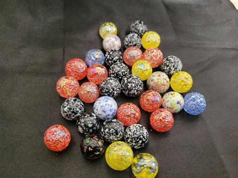 Vintage Marbles Star Dust Confetti Speckled Lot Of 30 Ebay