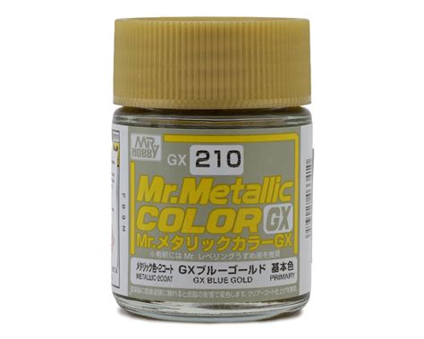 GSI Creos Mr Hobby GX210 Metallic GX Blue Gold Acrylic Paint 18ml