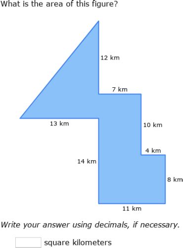 Ixl Area Of Composite Figures Ii 6th Grade Math