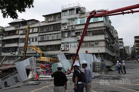 大直民宅下陷北市罰基泰與福益27萬 勞檢揪6工地10違規也要罰 社會 中央社 Cna