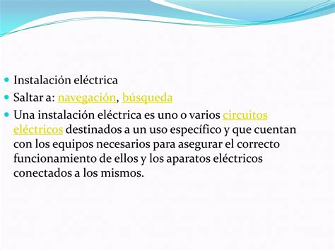 Tipos De Instalaciones Electricas Ppt Descarga Gratuita