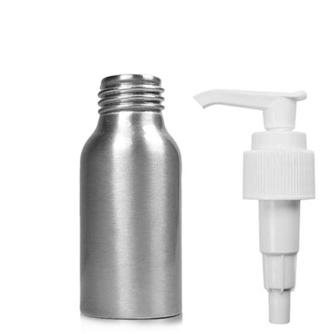 Ml Brushed Aluminium Lotion Bottle Metal Packaging Ampulla Ltd