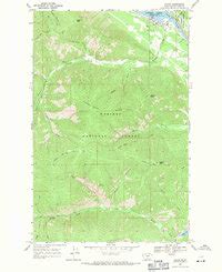 Map of Noxon, MT in 1966 | Pastmaps