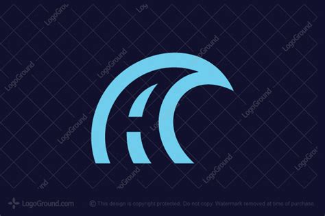 Letter A Wave Logo