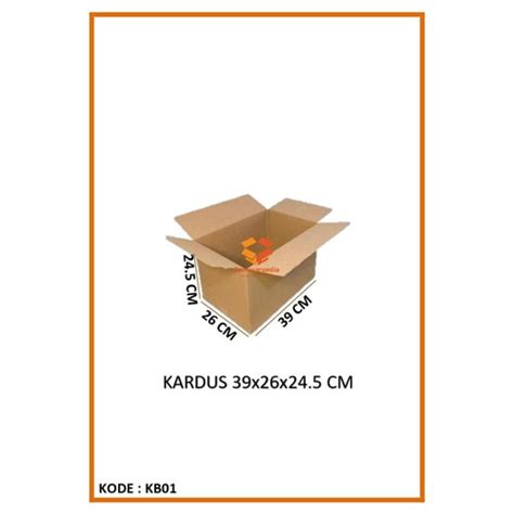 Jual Kardus 39x26x24 5 Cm Polos Dus Dos Box Kardos Kotak Kemasan