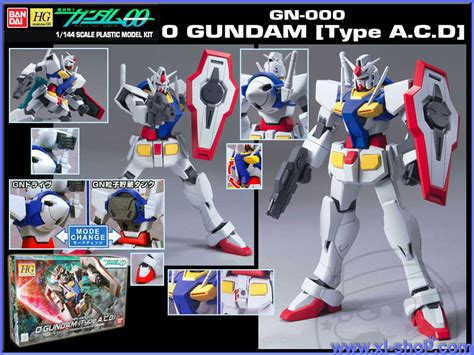 Bandai - HG 1/144 Plastic Model Kit - Gundam 00 2nd Season - 0 Gundam ...