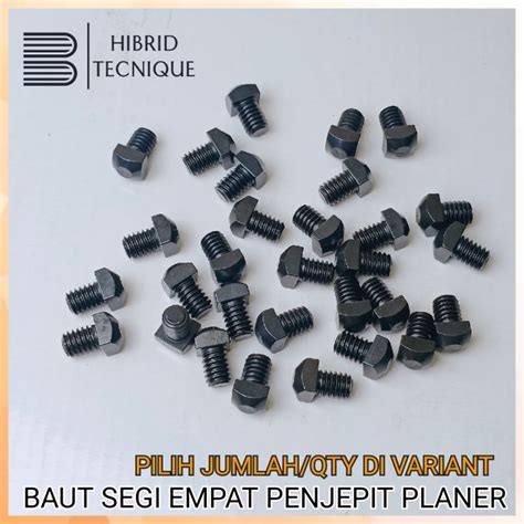 Baut Penjepit Mata Pisau Planer Model Segi Empat Ukuran X Mm Baud