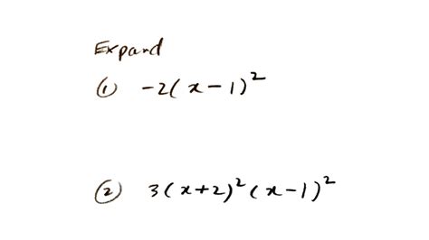 Expanding Polynomials Practice Problems 4 Youtube