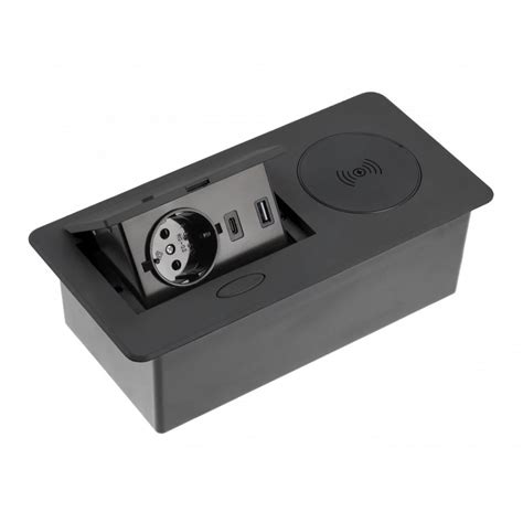 Розетка врезная AVARO PLUS AE-PB1SAVAP-20 (Schuko), 2xUSB A+C ...